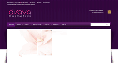 Desktop Screenshot of disavacosmetics.com